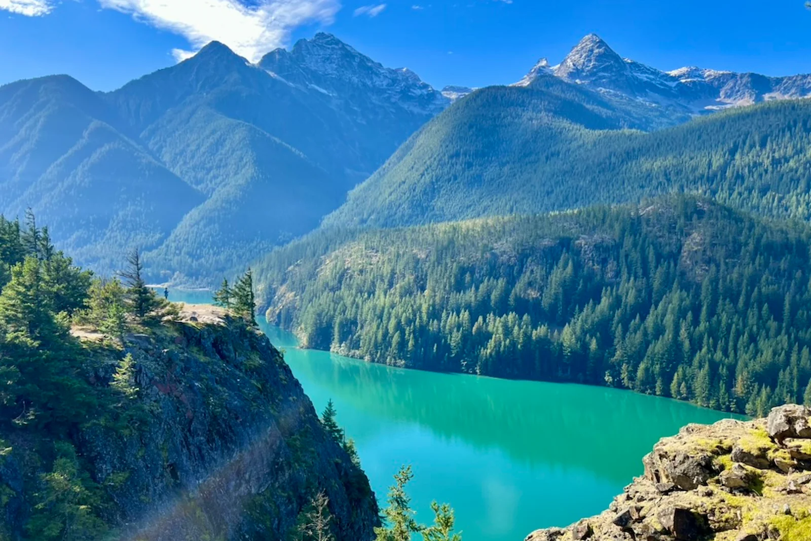 Peaks and forest of North Cascades National Park, Washington